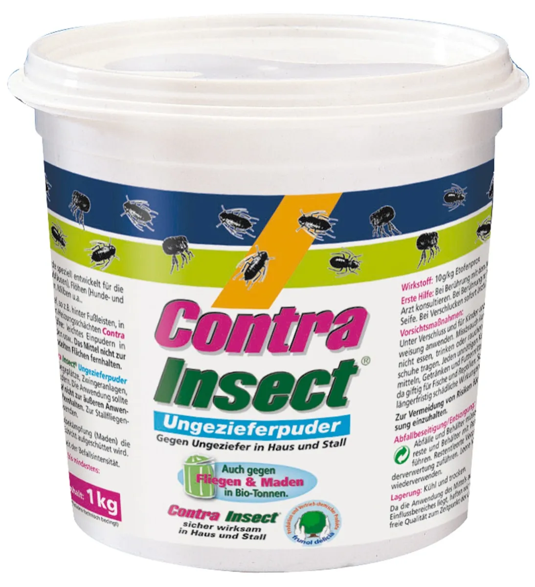 CONTRA INSECT® Ungezieferpuder – 1 kg