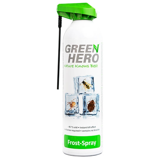 GreenHero® Frost-Spray – Giftfreie Soforthilfe gegen Schädlinge durch