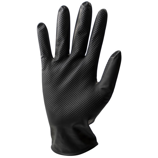 GRIP Nitrilhandschuhe Stronghand – Schwarz – Größe L