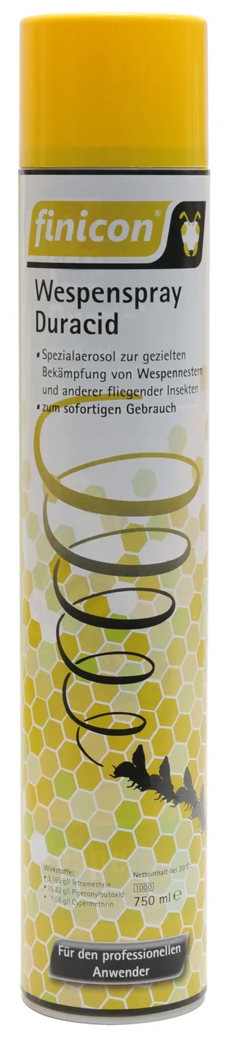 finicon® Duracid Wespenspray – 750 ml Spezialaerosol