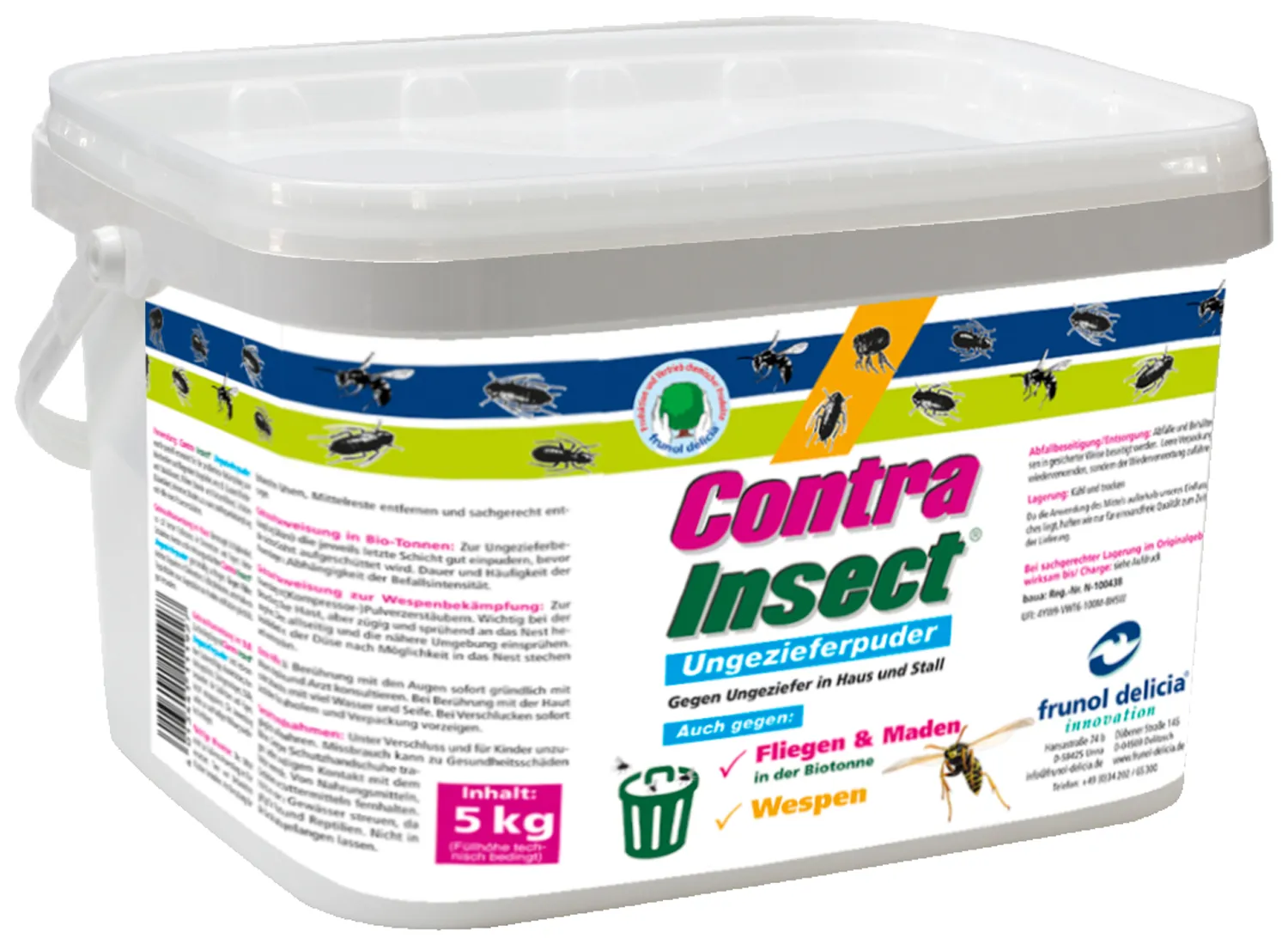 CONTRA INSECT® Ungezieferpuder – 5 kg