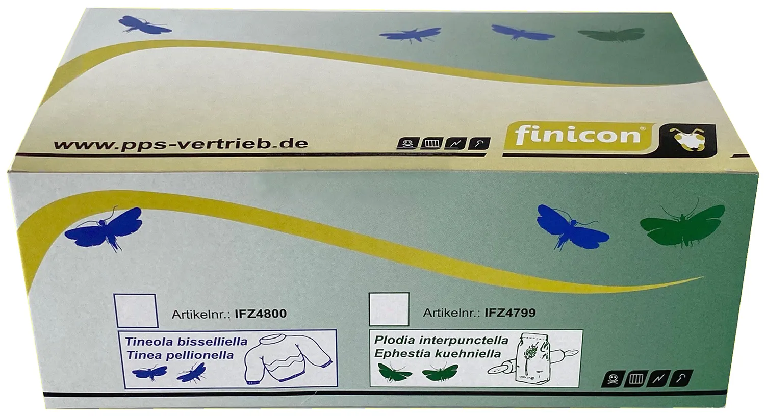 Klebeboden & Lockstoff für Lebensmittelmotten