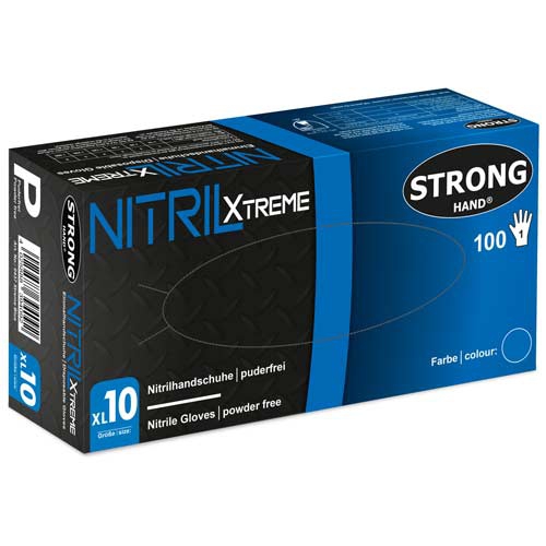 Stronghand XTREME Nitril Einweghandschuhe – Größe L – 100 Stück