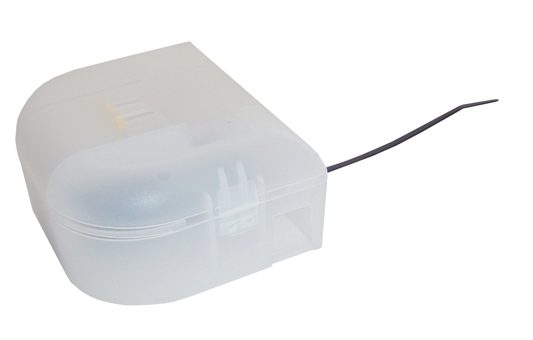Schlagfallenbox Maus – Transparent mit integrierter Schlagfalle & Zugs