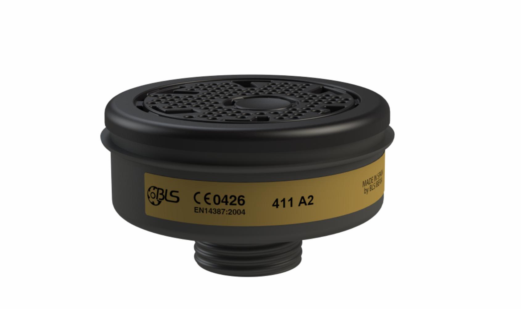 A2 Gasfilter – passend für z. B. Silikon-Halbmaske SGE46 – EN 14387