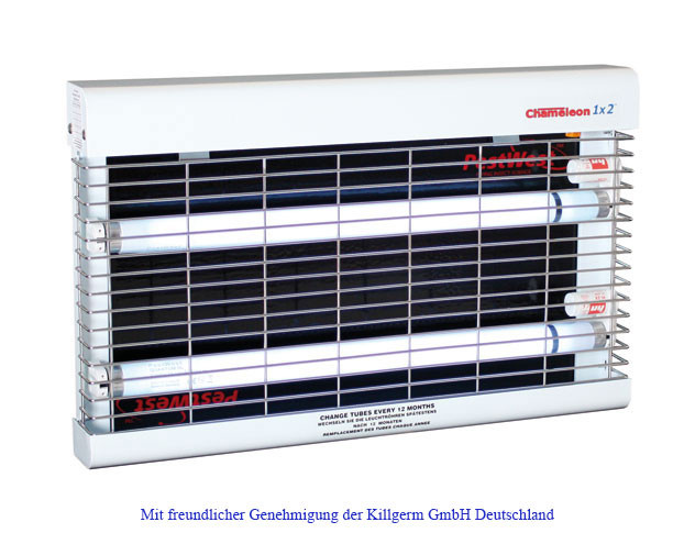 Chameleon 1x2 Serie Fliegenfalle elektrisch
