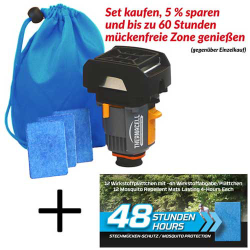 Stechmückenabwehr - Backpacker (60 Stunden Pack)