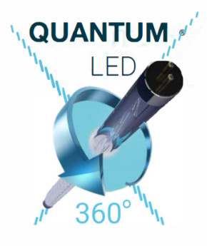 Quantum X LED Röhre, mit Splitterschutz